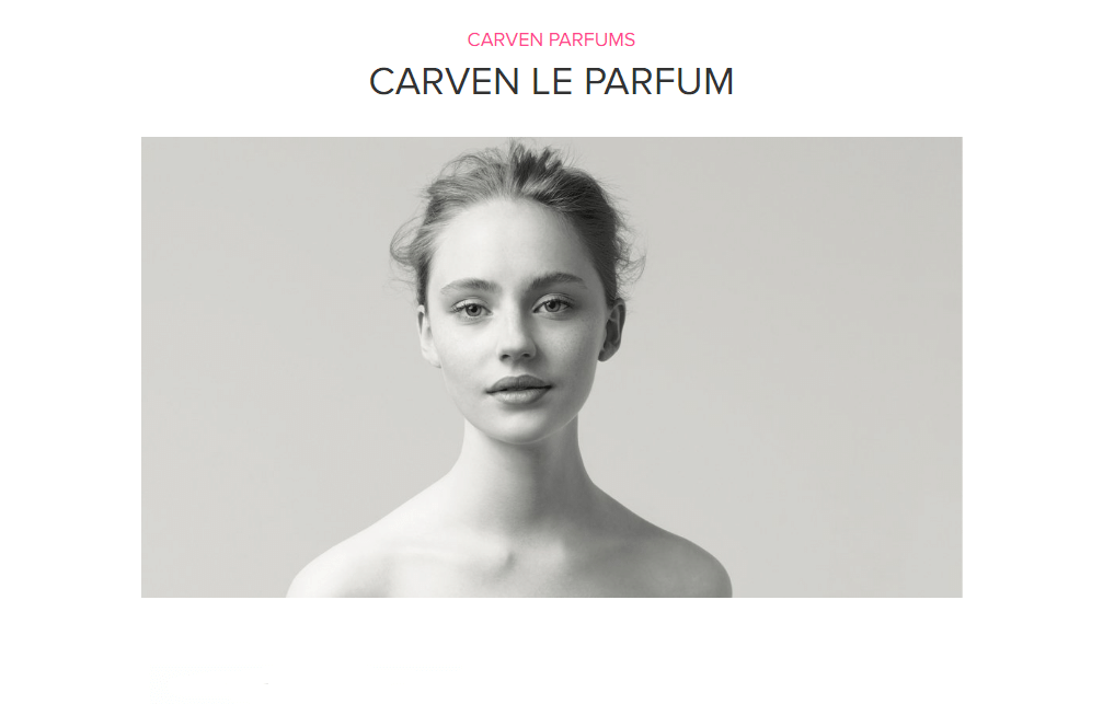 تبلیغات عطر زنانه کارون Le Parfum حجم 100 میلی لیتر